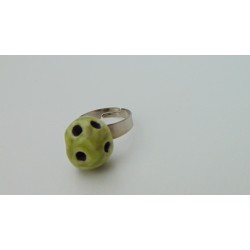 Green ring ceramic holes creative vendée
