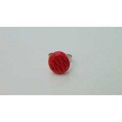 Creative ceramic red ring sold