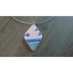 Ceramic blue diamond turquoise