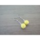 Boucles d'oreilles céramique verte