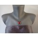 black and red fusing glass necklace