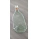 Plat en bouteille de verre recyclé transparente