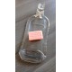 Plat en bouteille de verre recyclé fondue transparente