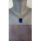 Creative blue fusing glass pendant sold