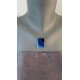 Creative blue fusing glass pendant sold