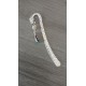Green ceramic bookmark, liberty fabrics and silver metal