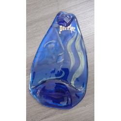 Décoration Repose cuillère bleu en bouteille de verre recyclé, fondue en Vendée 