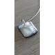 Pendentif verre fusing dichroïque pailleté créatrice vendée