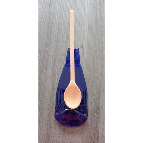 Pique purple white flowers for small pot, glass or glass. Craft creation in enamelled earthenware