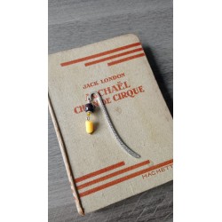 Grey, black ceramic and silver metal page mark