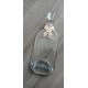 Plat apéritif en bouteille de verre recyclé transparente