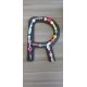 Jolie lettre R multicolore déco 