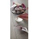 Pique flowers for small pot, glass or glass. Craft creation in enamelled earthenware