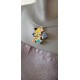 Collier céramique puzzle multicolor