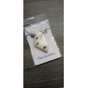 Bijou de lecture porte couteau, en céramique motif myrtille